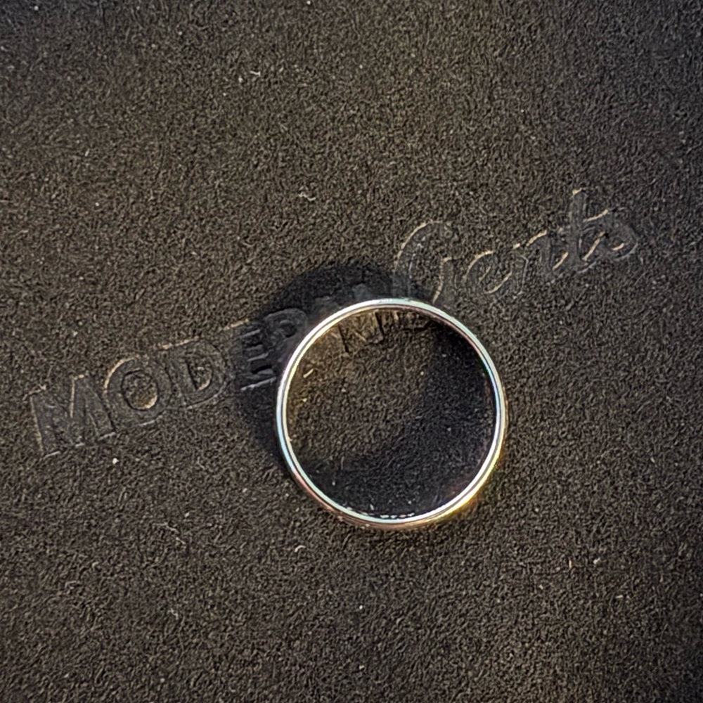 Modern Gents Silver Ring - The Always